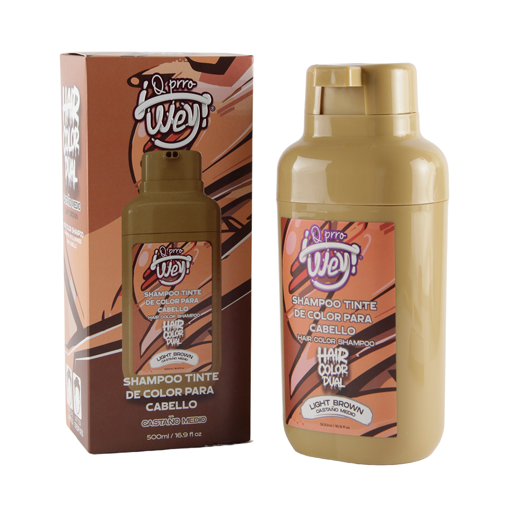 QPW SHAMPOOEXPRESS  TINTE CASTAÑO MEDIO 500ML