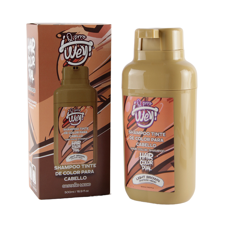 QPW SHAMPOOEXPRESS TINTE CASTAÑO MEDIO 500ML – qprrowey