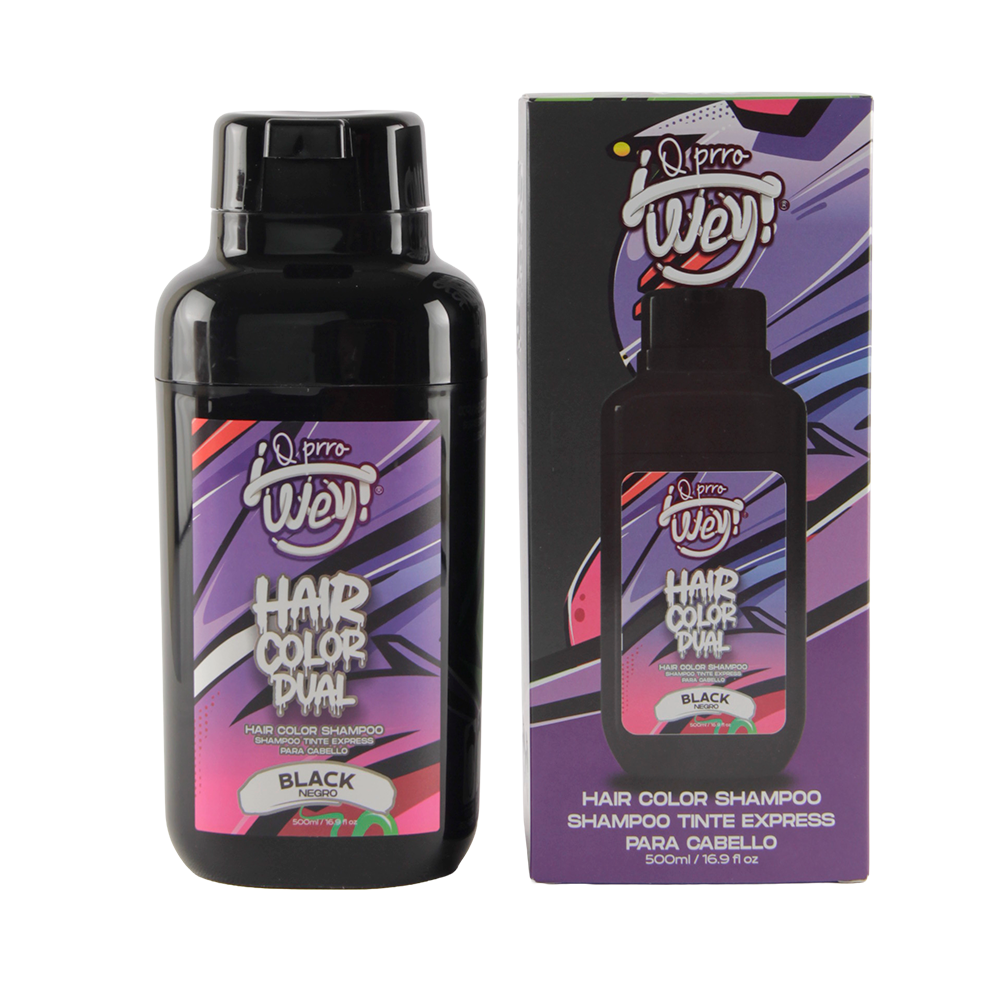 QPW SHAMPOO EXPRESS TINTE NEGRO 500ML