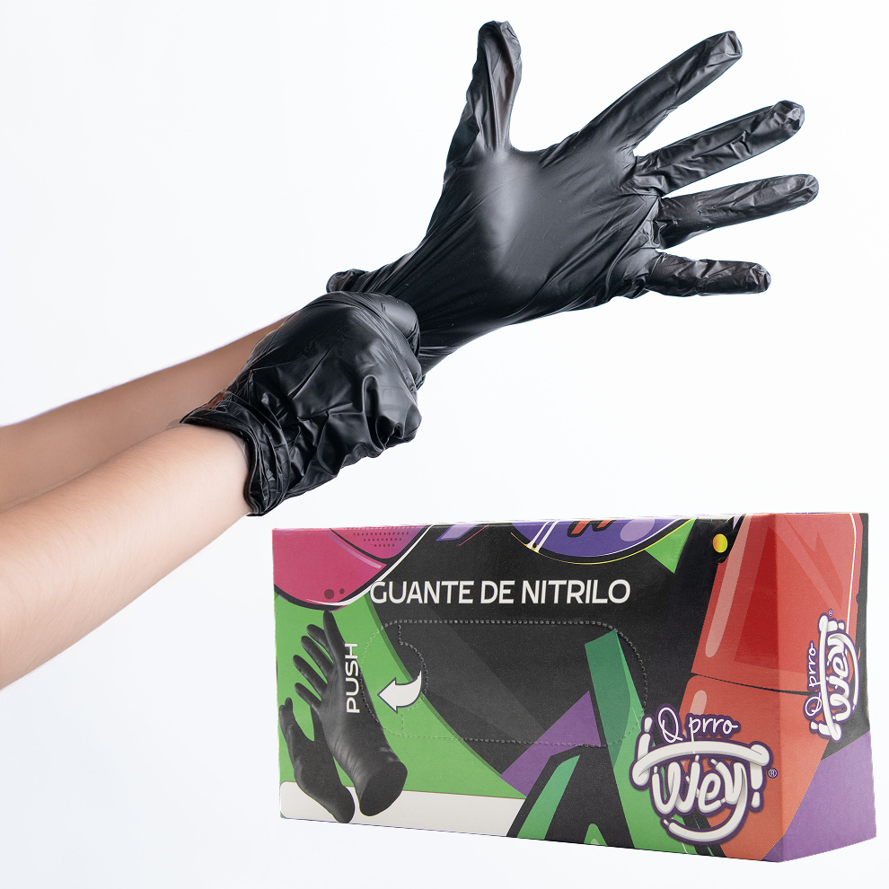 Guantes de Nitrilo Negro