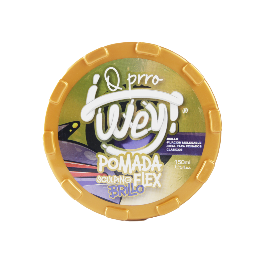 QPW POMADA/GEL (Tapa DORADA) Para cabello SCULPING FLEX 150ml